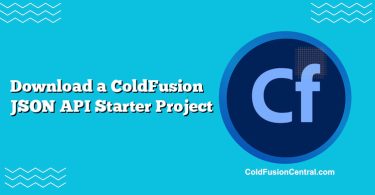 Download a ColdFusion JSON API Starter Project