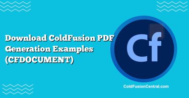 Download ColdFusion PDF Generation Examples (CFDOCUMENT)