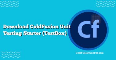 Download ColdFusion Unit Testing Starter (TestBox)